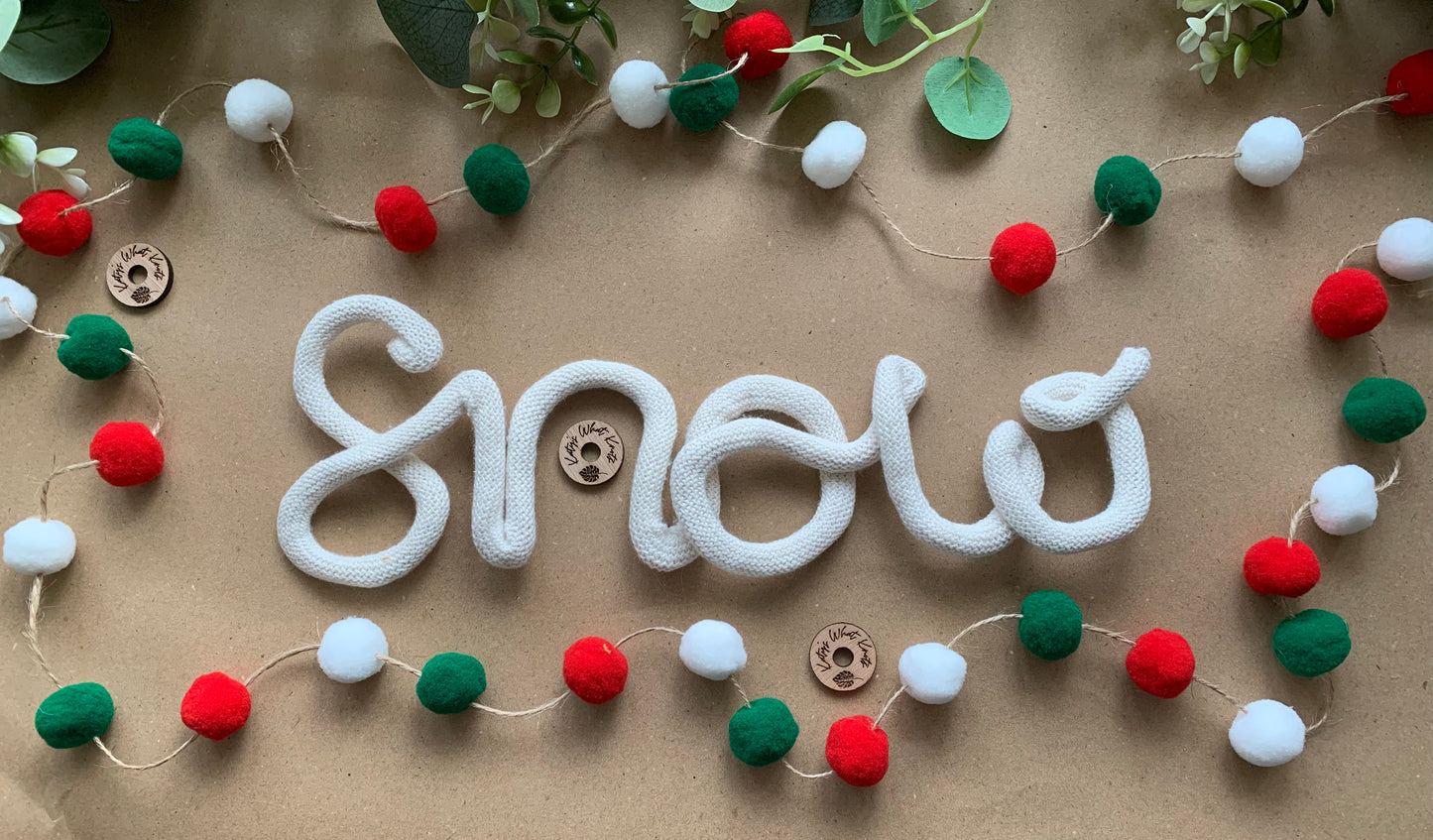 Macrame Cord Christmas Wired Words